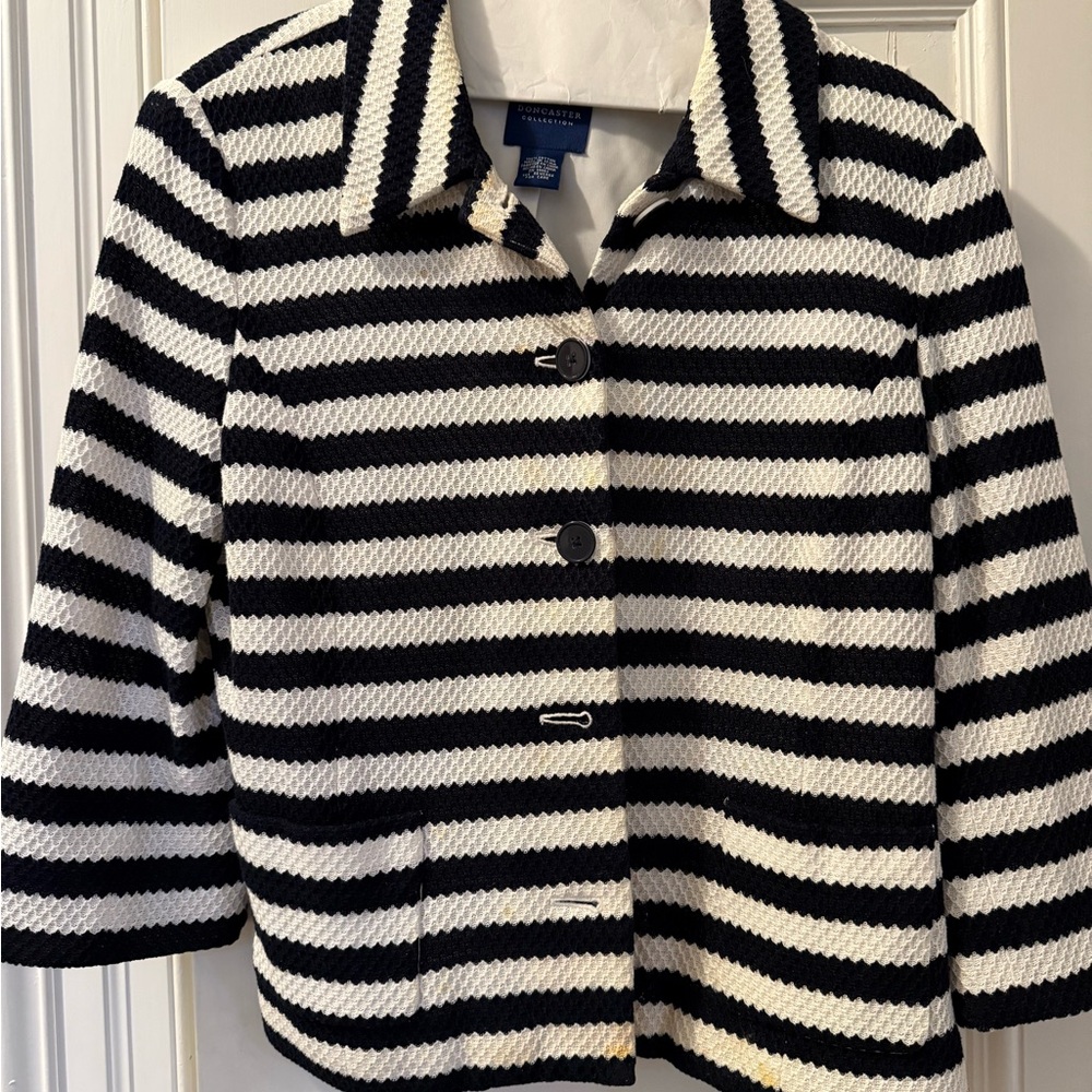 Doncaster Monochrome Knit Jacket
